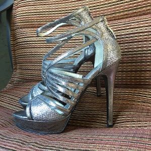 Guess Gun Metal Stilettos